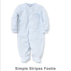 Kissy Kissy simple stripe footie Preemie